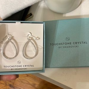 Touchstone crystal by Swarovski earrings